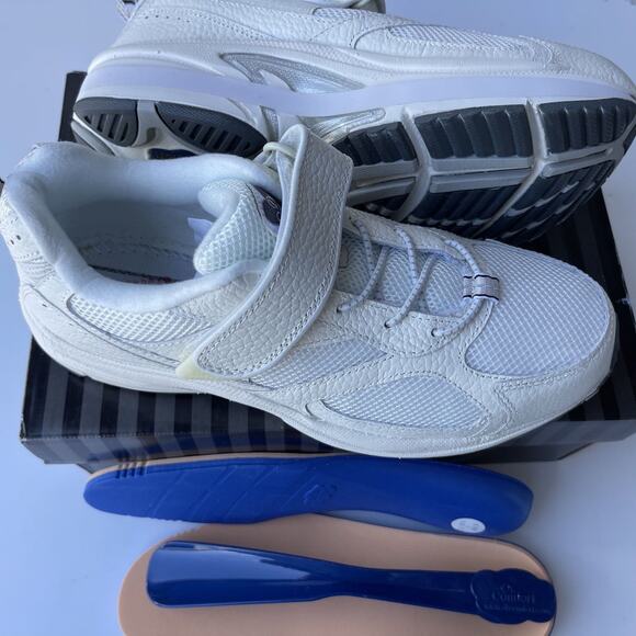 Dr. Comfort - 6840 - Size 8 W White -Therapeutic footwear, diabetic shoes. A123 main image 11